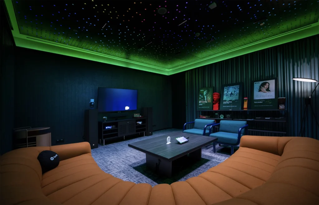 Listening Room Design: How a BAD Ceiling Combines Acoustics and RGB Lighting