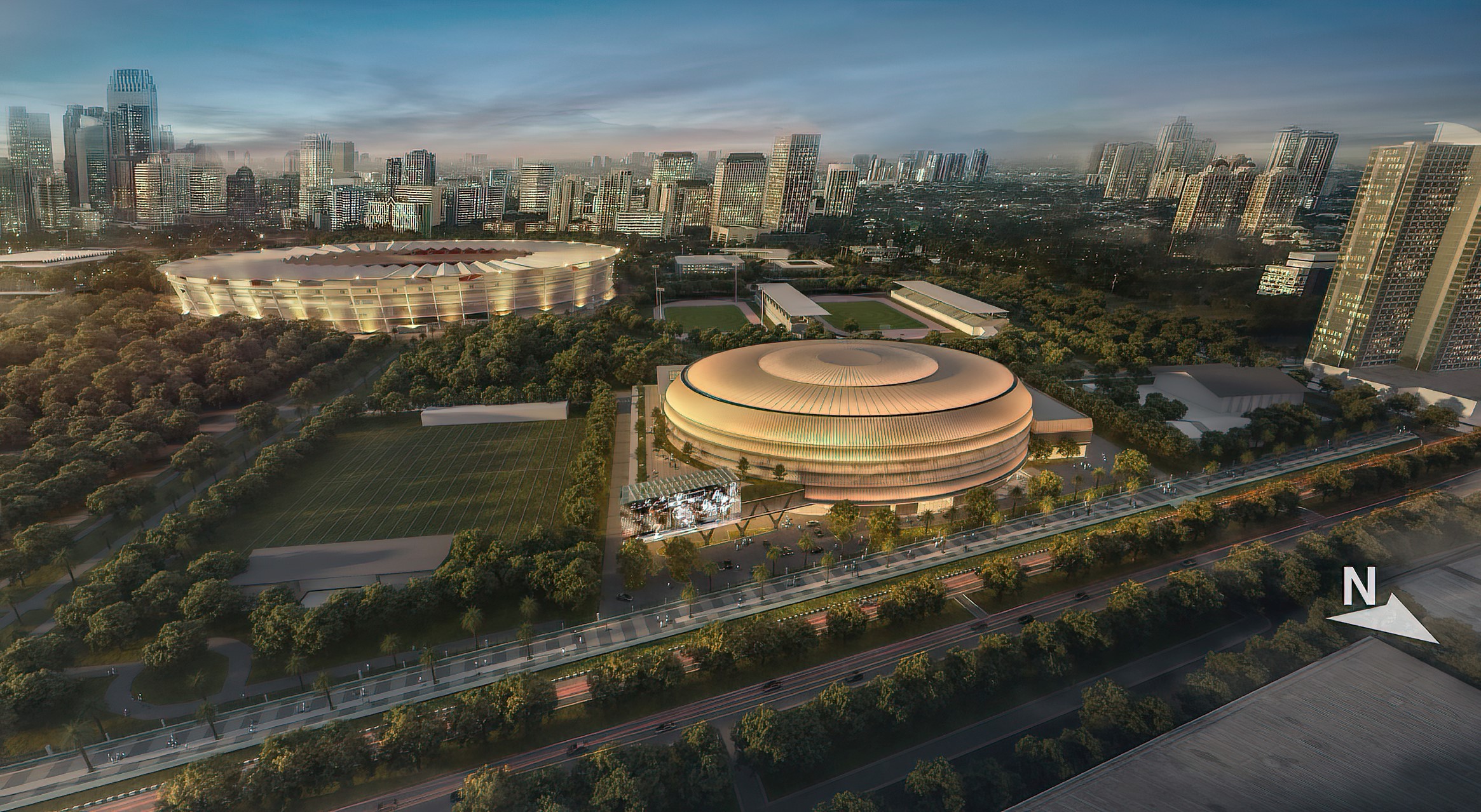 Indoor Multi-Purpose Stadium Gelora Bung Karno — related sectors work by ALTA Integra