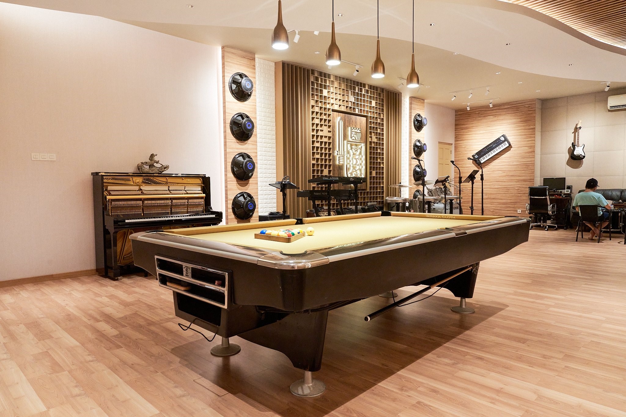Mancave Music Billiard Game Studio — related room mode calculator work by ALTA Integra