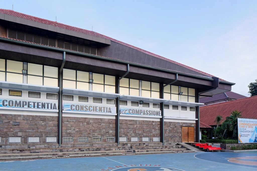 Sport Hall Integrated Design at Canisius College Jakarta: Graduation, Badminton and Basketball
